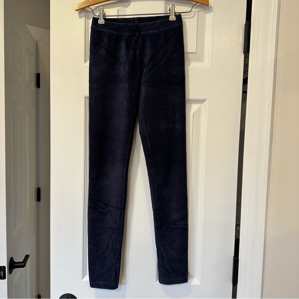 Crewcuts JCrew corduroy style legging navy blue size 12 girls